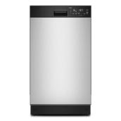 Whirlpool 18" Stainless Steel Dishwasher with Half Load Cycle and Triple Spray Arms - 48 dBA