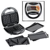 2-Serving Multi-Plate Grill/Waffle/Sandwich Maker