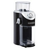 Coffee Bean Grinder - Burr Mill - 1 Cup - Black/Silver