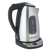 Programmable Digital Kettle - 1.7 L - Black/Stainless Steel