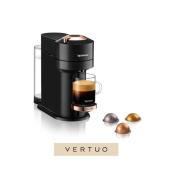 Machine à café et expresso Nespresso Vertuo Next Premium par De'Longhi, noir et or rose