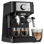 Machine à espresso Stilosa par De'Longhi, noir et acier inoxydable