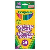 Crayola Coloured Pencils - Pre-Sharpened - 24 Pack