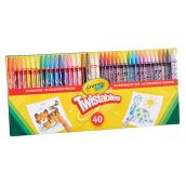 Twistables Crayons & Coloured Pencil Kit, 40/Pack