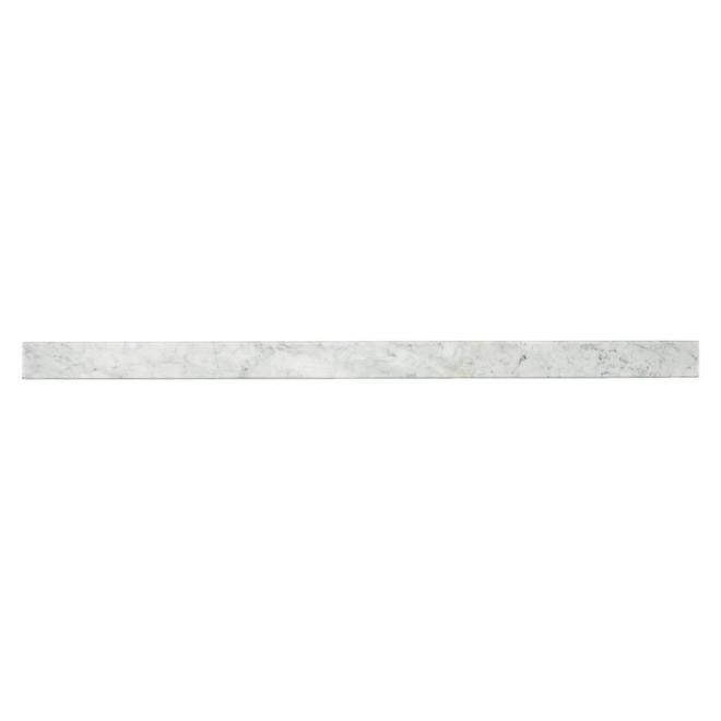 American Olean White Carrara 36-in x 3-in Natural Marble Threshold Tile ...