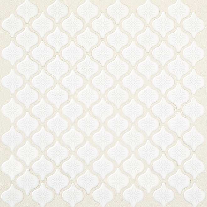 12,5x12,5 Cm Plain White Ceramic Tile - Armada Çini