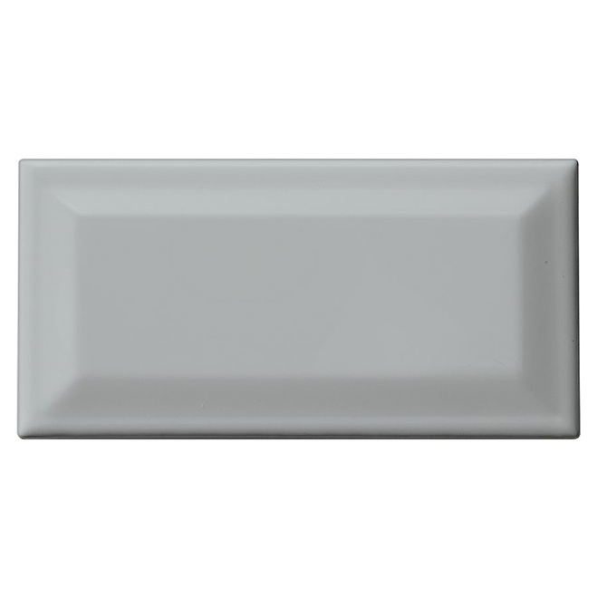 Daltile Starting Line 3-in x 6-in Gloss Light Smoke Ceramic Wall Tile