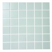 Satinglo 12-in x 12-in White Porcelain Floor Tile