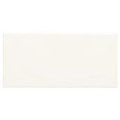 American Olean Starting Line White Gloss Ceramic Wall Tile 3-in x 6-in