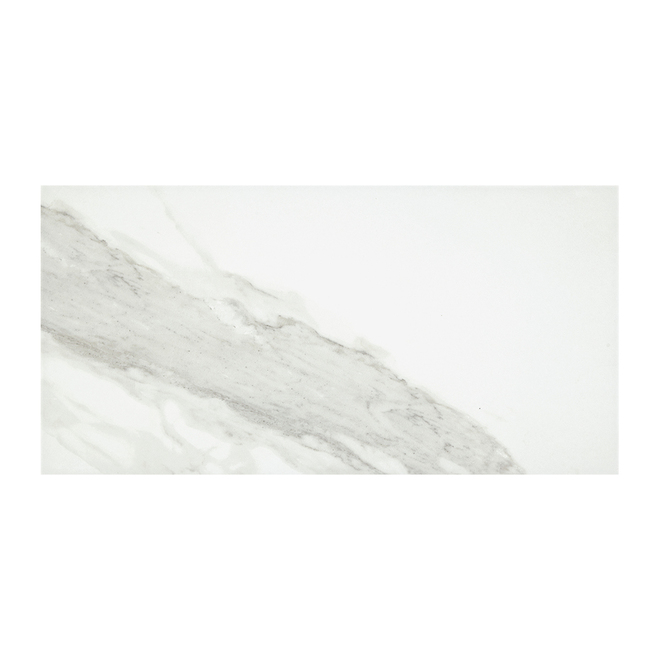 American Olean Tiffany Heights 4-in x 8-in Bianco Ceramic Wall Tile
