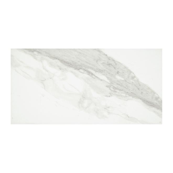 American Olean Tiffany Heights 4-in x 8-in Bianco Ceramic Wall Tile