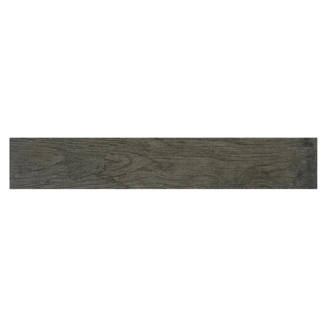 6-in x 36-in Muirwood Evening Rain Glazed Porcelain Floor Tile