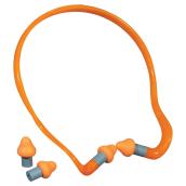Bouchons d'oreilles, serre-tête, mousse de polyuréthane, orange