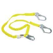 Longe décélératrice avec absorbeur d'énergie, 2 jambes, jaune
