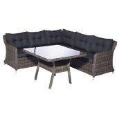 Kignsmill Modular Patio Conversation Set - Grey