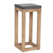Support pour plantes, fibrociment et bois, 21,65
