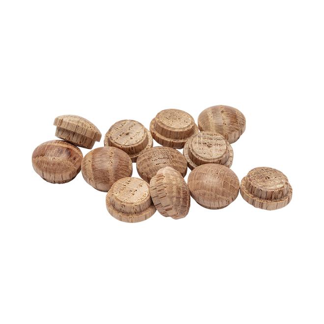 Madison Mill 1/2-in Oak Buttonhead Dowel Plug (12-Pack)