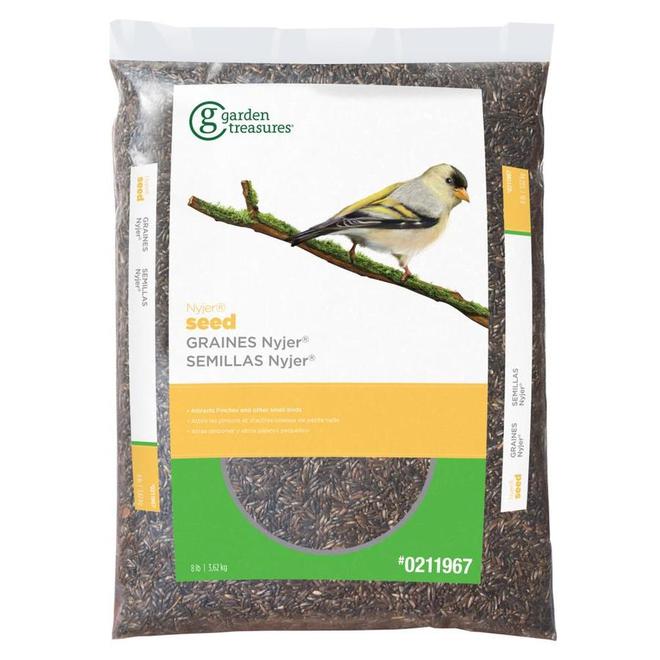 Nyjer Seed Bird Thistle for Finches and Colorful Songbirds 8-lb 9107 | RONA