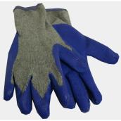 MidWest Quality Gloves Large Unisex Polyester Latex Dipped Gloves