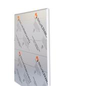 SilveRboard EPS Laminated Exterior Under-Slab Insulation Sheet with Vapor Barrier R10 Type 3 2-in x 4-ft x 8-ft