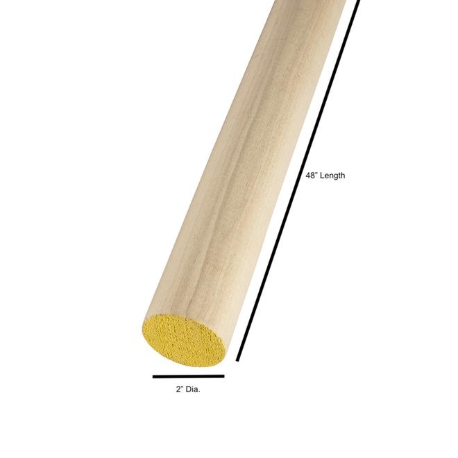 Madison Mill 48-in Round Poplar Wood Dowel (2-in x 48-in)