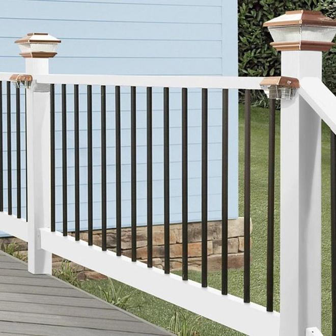 Deckorators 32-in Classic Black Aluminum Deck Baluster (64 Pack)