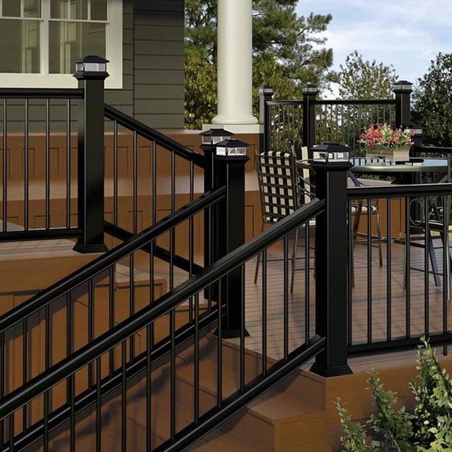 Deckorators 32-in Classic Black Aluminum Deck Baluster (64 Pack)