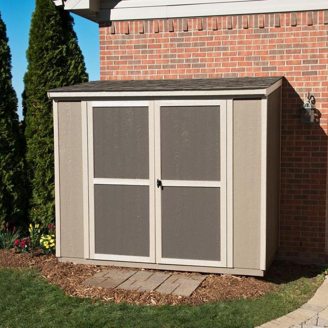 Heartland 8-ft x 4-ft Scottsdale Lean-to Wood Storage Shed 182464
