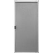 Screen Tight Patio Matic White Aluminum Screen Door (Common: 30-in x 80-in; Actual: 30-in x 80-in)