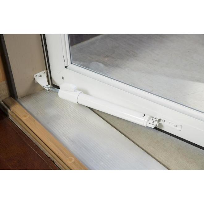 LARSON Contre-porte en verre trempé à pleine vue Tradewinds, 32 po x 81 po, grès