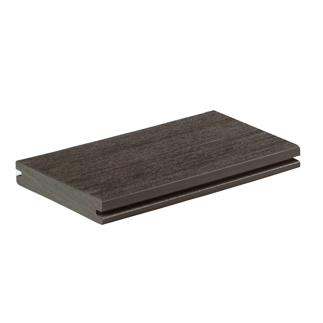 TimberTech Vintage Deck Plank - Dark Hickory - Grooved - 1-in x 5 1/2-in