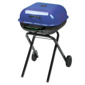 Americana Portable Charcoal Grill - Steel - 332-sq. in. - Ocean Blue