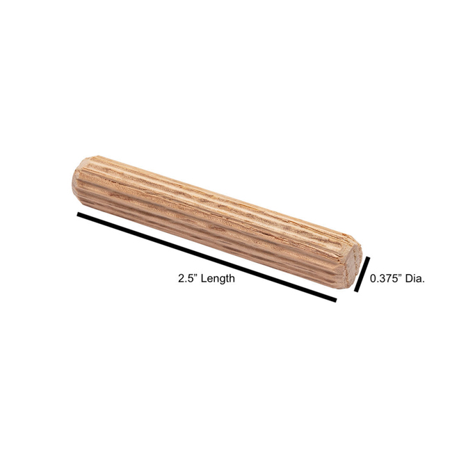 Madison Mill 7/16-in Oak Dowel Pin (8-Pack)