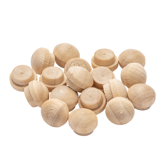 Madison Mill 3/8-in Poplar Buttonhead Dowel Plug (18-Pack)