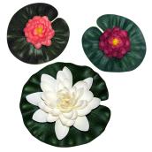 Smartpond Floating Lily Pads for Artificial Pond - Assorted - 3/Pack