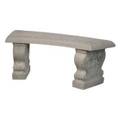 Natural Concrete Patio Bench - 43 in x 15-in