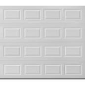 ReliaBilt 8-ft x 7-ft White Traditional Insulated Garage Door