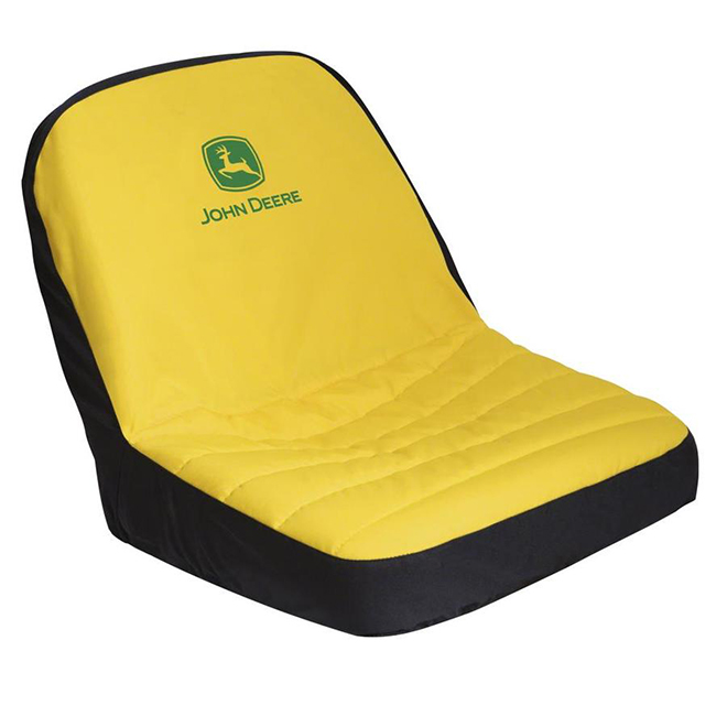 Riding Mower Mid-Back Seat Cover - 15-in - Yellow/Black