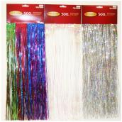 Shimmering Christmas Icicle Tinsel - Assorted - Pack of 500