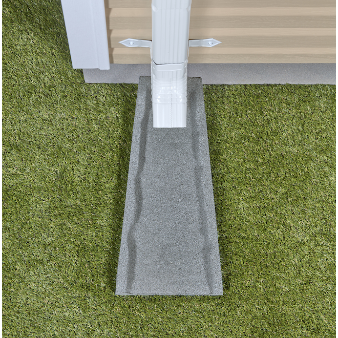 Rubberific Grey Recycled Rubber Splash Block 10.25in x 21.5in CSBGR