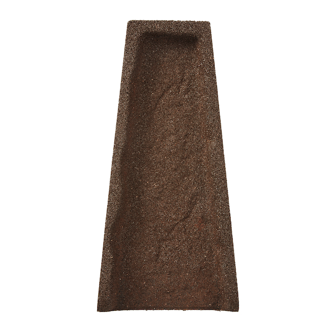 Rubberific Brown Recycled Rubber Splash Block 10.25in x 21.5in