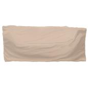 Mr. Bar-B-Q 60 x 32 x 35-in Beige Polyester Patio Loveseat Cover