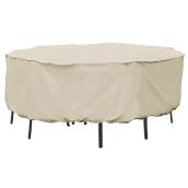 Patio Round Dining Set Cover - 80" x 30" - Tan