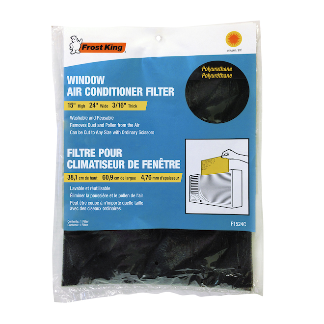 Frost King Polyurethane Air Conditioner Replacement Filter - 15-in x 24-in
