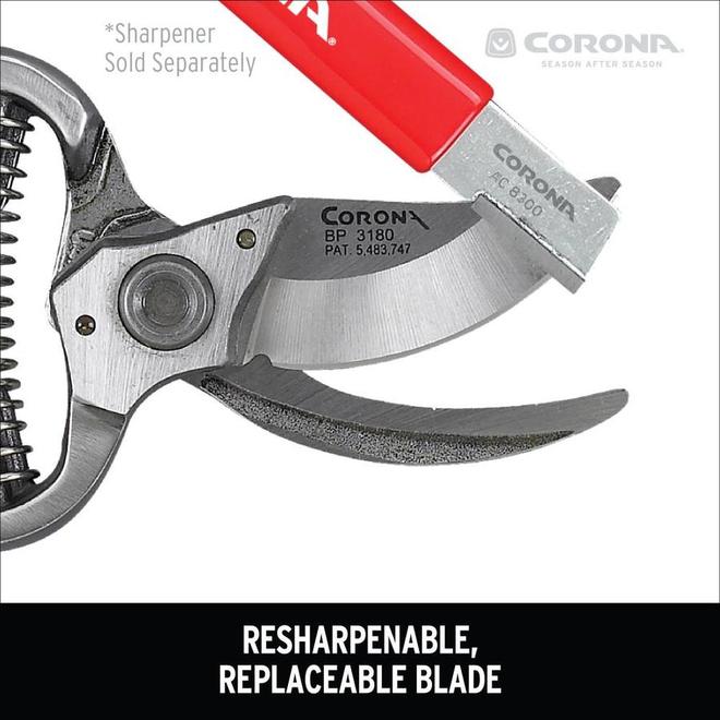 Corona BP 3180D Forged Classic Bypass Pruner Red