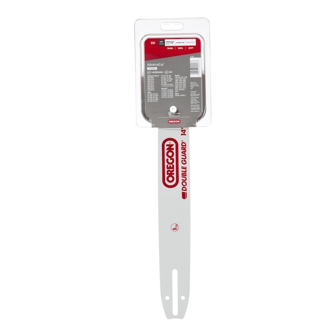 Oregon AdvanceCut 14-in Guide Bar and Chainsaw Chain with 52 Drive Links and LubriTec System