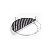 Grille de cuisson demi lune en fonte Classic Joe, 9 po x 18 po