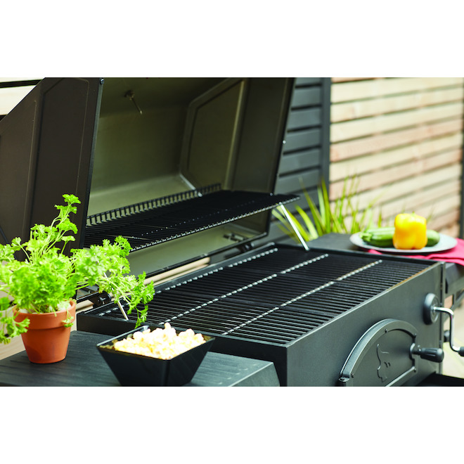 Char-Griller Legacy Charcoal Grill - Steel - 870-sq. in. - Black