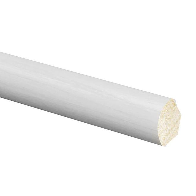 9/16-in x 9/16-in x 8-ft White Oak Polystyrene Quarter Round Moulding