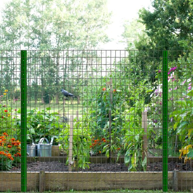 Garden Craft 6-ft Green Steel U-Post for Garden Fence